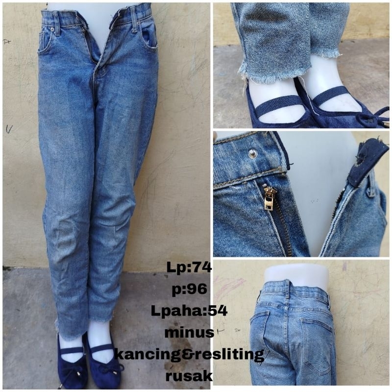 celana jeans skinny second