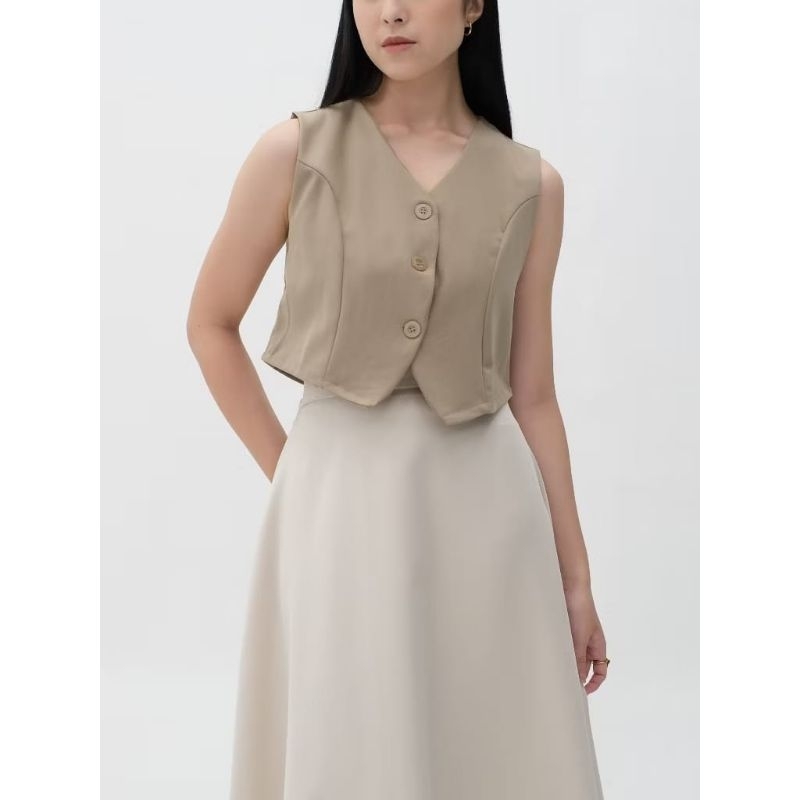 vest wanita / vest korean style vest atasan wanita crop top