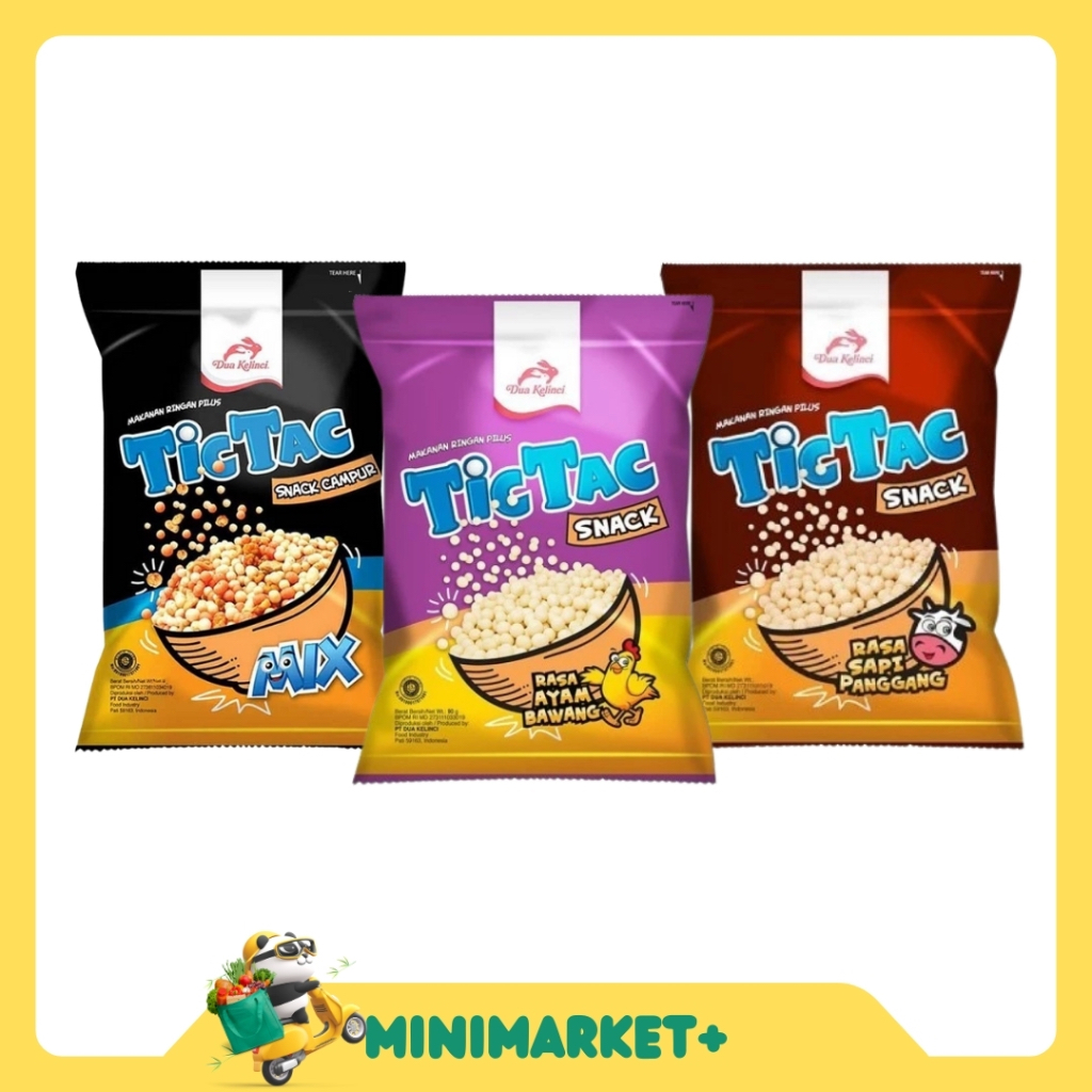

TICTAC SNACK 80GR MAKANAN RINGAN PILUS