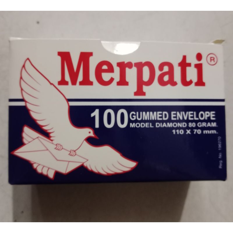 

Amplop Kecil Cap MERPATI isi 100/pack