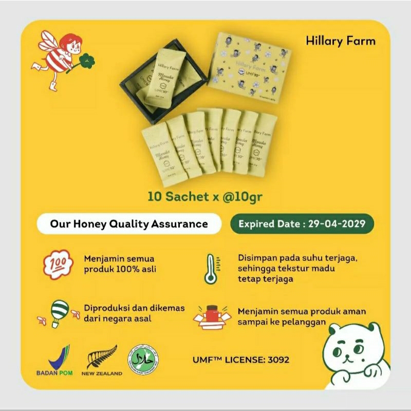 

Hillary Farm - Travel Pack Manuka UMF 10+ | Madu