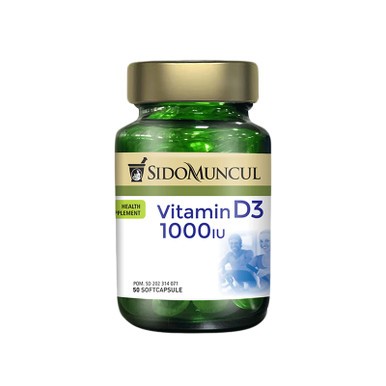 SIDOMUNCUL VITAMIN D3 1000 IU 50KAPSUL