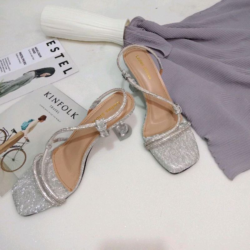 Ladies Shoes Sandal Aretha LS11 By Ladies Shoes Collection Sandal Wanita Heels 7CM