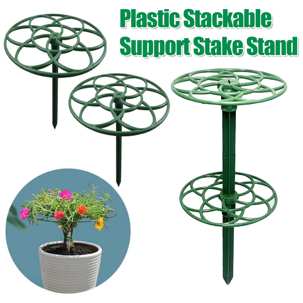 Tiang Tanaman Tiang penyangga anggrek penyangga tanaman rambat melingkar