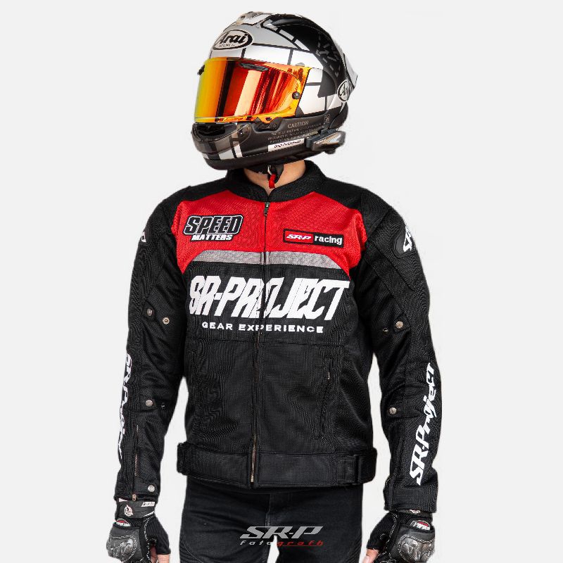JAKET MESH SR-PROJECT RIDERA RED