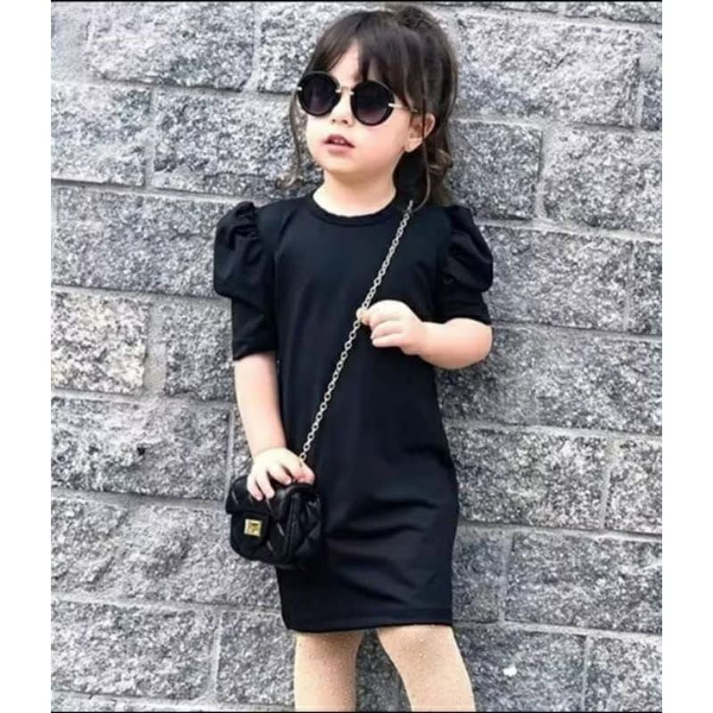 Baju Anak 2-4 Tahun Baju Rajut Anak Dres Lengan Balon
