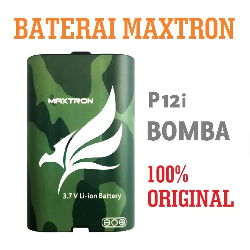Baterai HP MaxTron P12i Bomba Asli dan Original - Batre, Battery