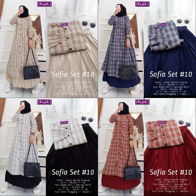ELORA CELORA FEBRI TANTRI SOFIA KANZA SANDARA KENZI CELORA MELATI ELSA SET ORIGINAL BY KAYLA SETELAN