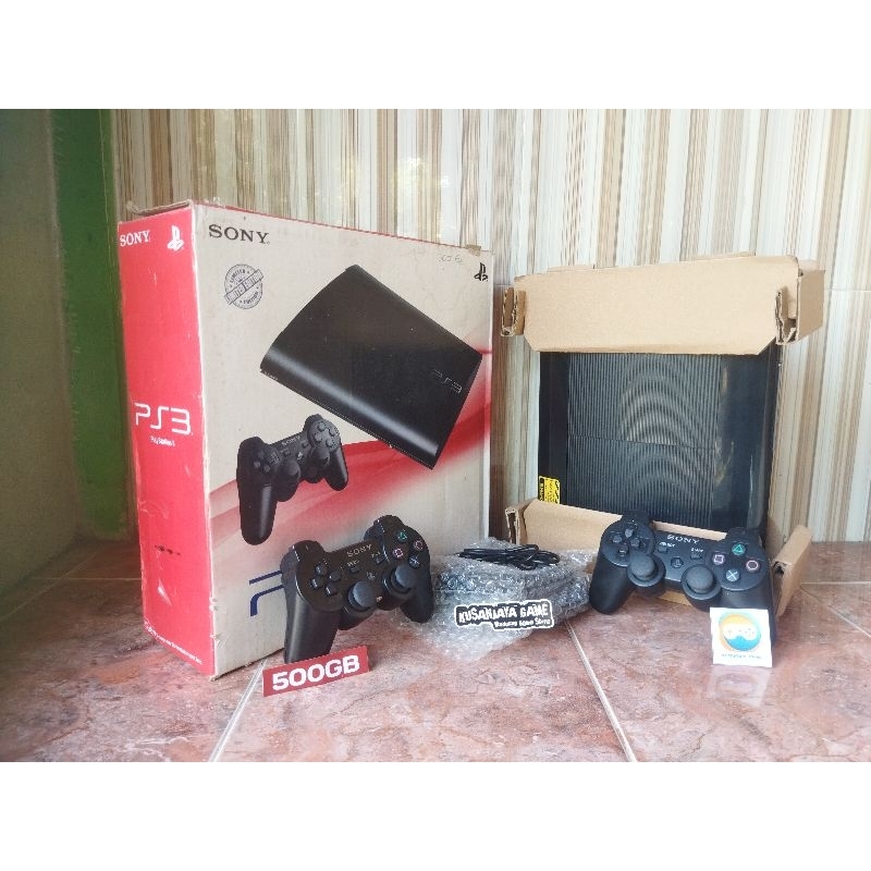PS3 Super Slim Hdd 500gb Hen