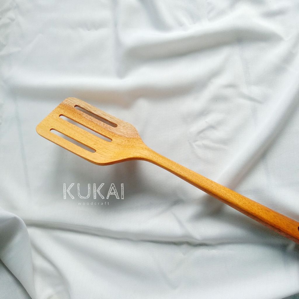 Spatula kayu / sodet / sutil / sudip kayu mahoni