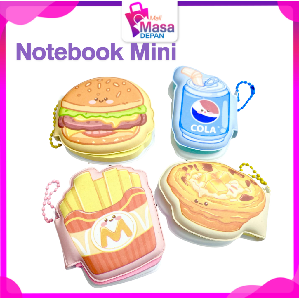 

MMD Sticky Note Karakter Lucu 80 Lembar Mini Dengan Rantai Gantungan Bentuk Makanan Notebook Mini Dengan Bantalan Empuk Squishy Kecil