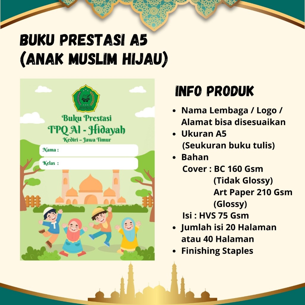 

BUKU PRESTASI CUSTOM A5 AMH25
