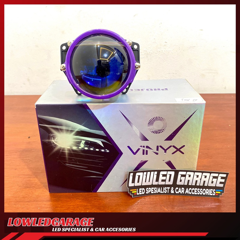 VINYX P70 LAMPU LED LASER PROJECTOR PROJIE BILED 3 INCH BLUE PURPLE LENS