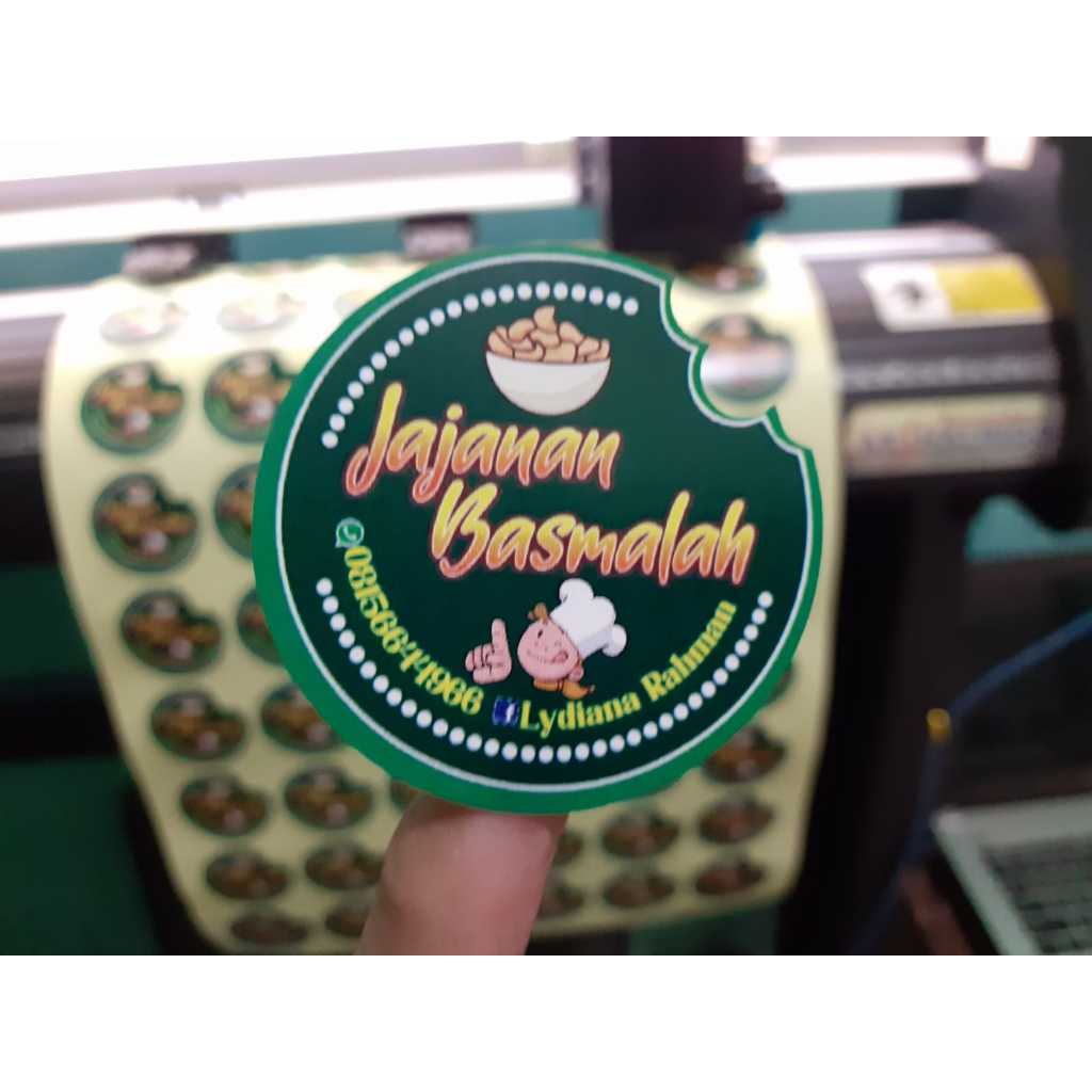 

Cetak Stiker Cromo PRINT & CUT / Stiker Label KISS CUT / Stiker Potong Pola