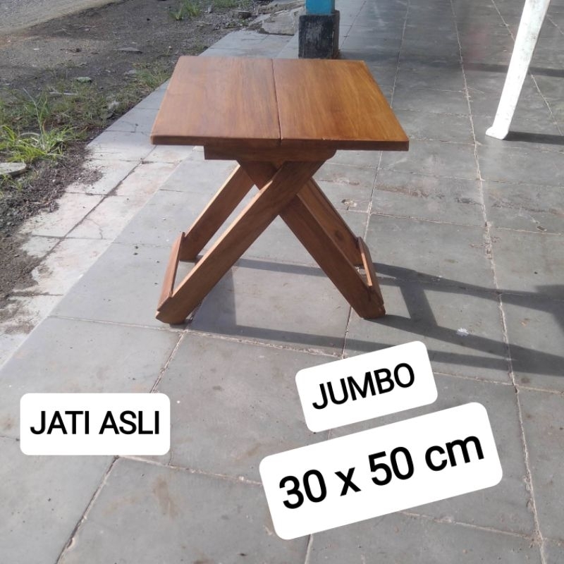 Meja Laptop Lipat Jati Asli, Meja anak, Meja Laptop / Notebook, lehar, lekar, ngaji