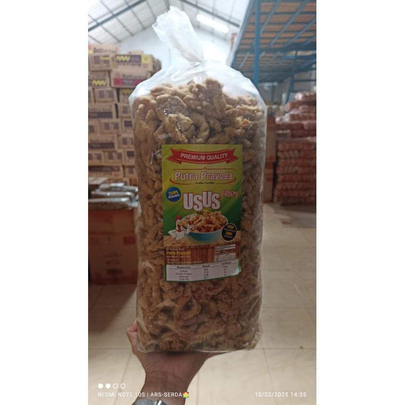 

KRIPIK USUS PP PREMIUM 1BAL BERAT 2KG