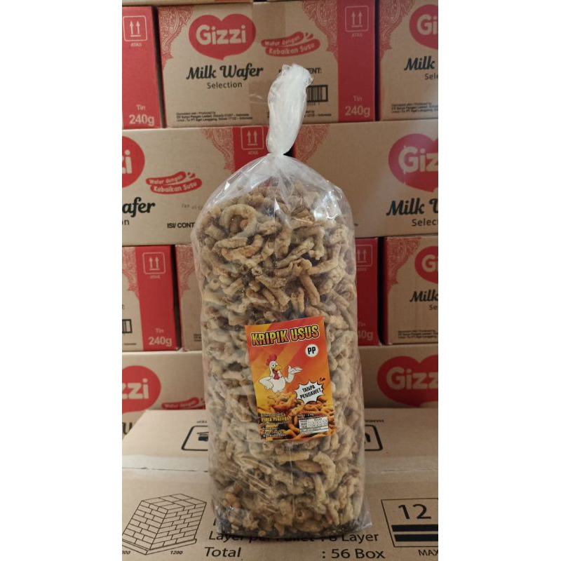 

KRIPIK USUS PP ORENS PREMIUM 1BAL BERAT 2KG