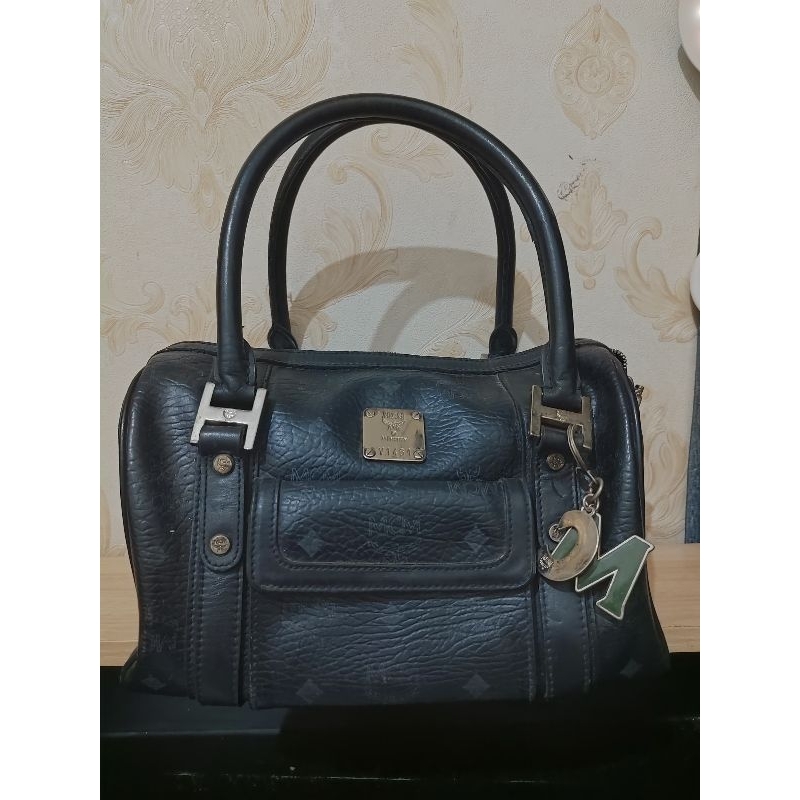 Preloved MCM top handle bag