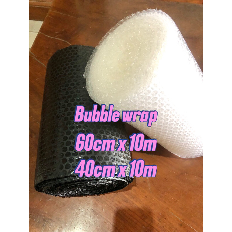 

bubble wrap potongan(60cm x 10m)bening,hitam,tebal,packing olshop