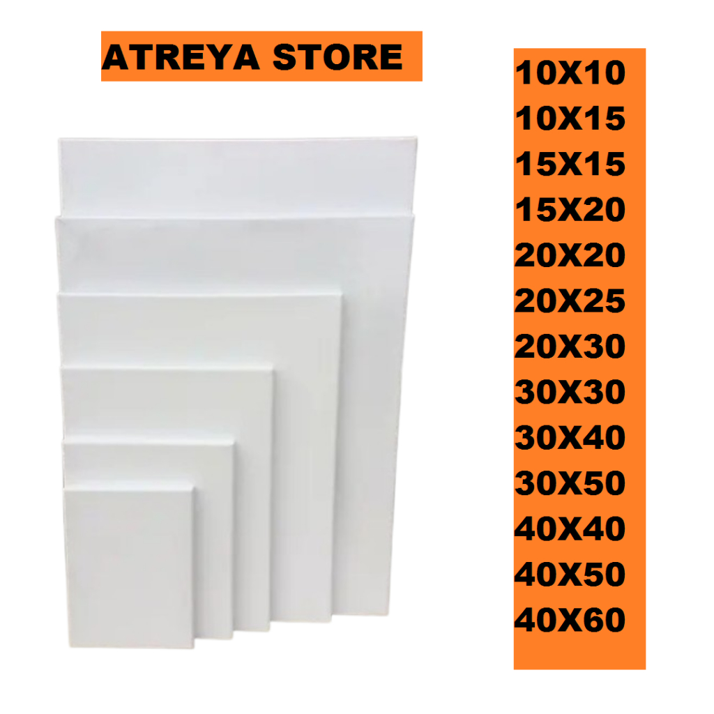 

KANVAS LUKIS UKURAN 10X10, 10X15, 15X15, 15X20, 20X20, 20X25, 20X30, 30X30, 30X40, 40X40, 30X50, 40X50, 40X60