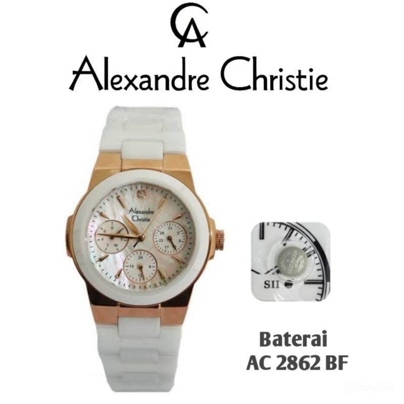 Baterai Original untuk Jam Tangan Alexandre Christie Type AC 2862 BF