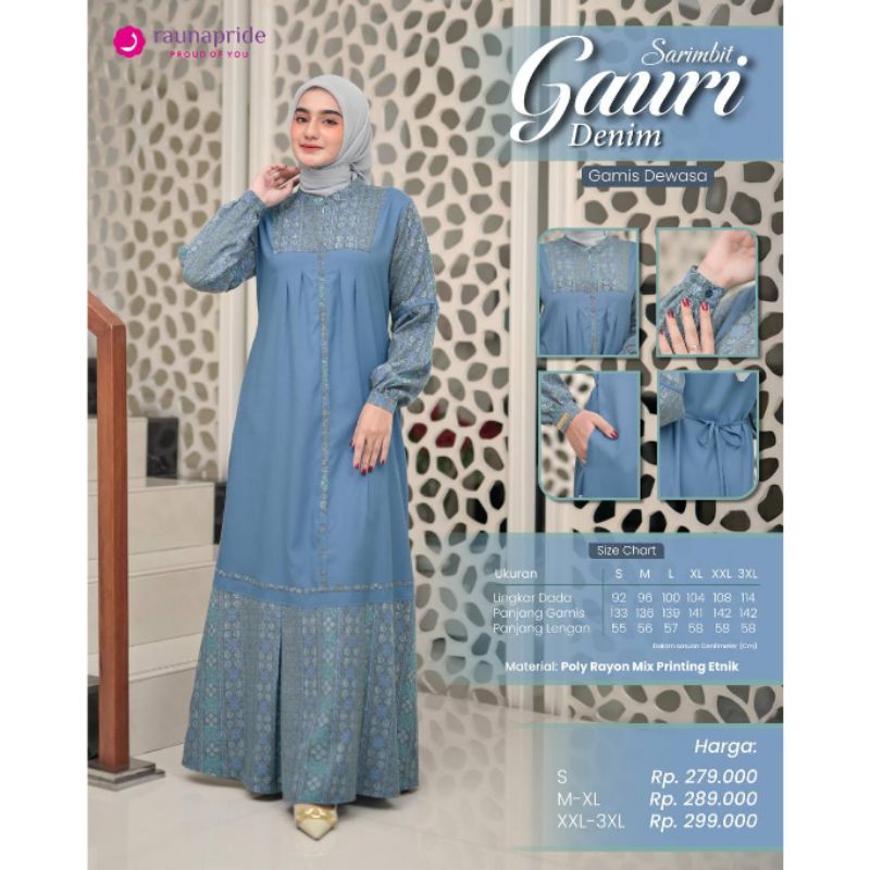 Gamis Raunapride Sarimbit Gauri
