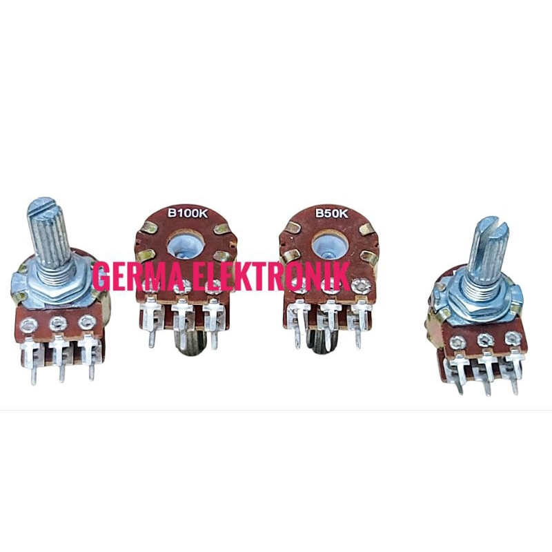 Potensio stereo B 50k potensio stereo B 100k