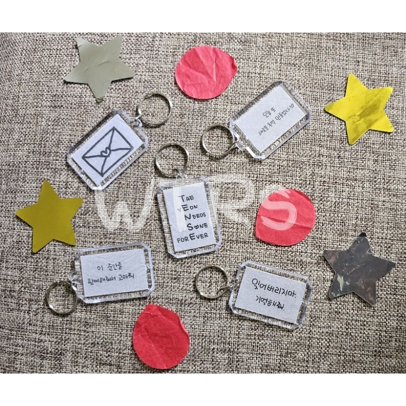 GANTUNGAN KUNCI (GANCI) CONFETTI TAEYEON - THE TENSE