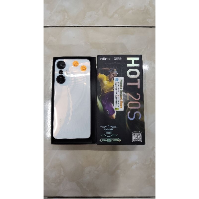 Infinix Hot 20s 8/128 second fullset
