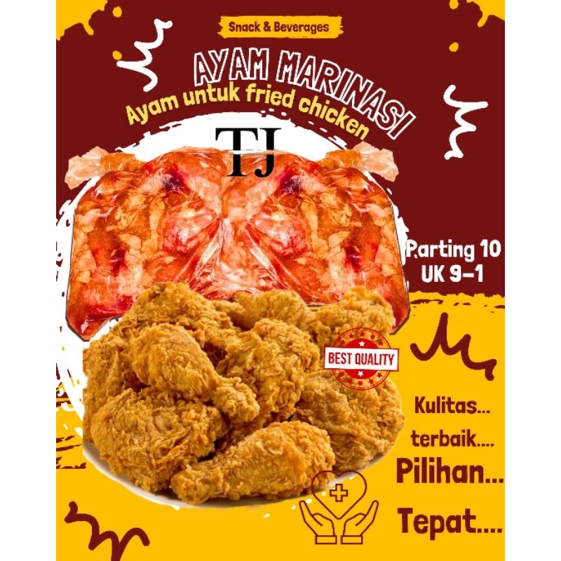 

ayam MARINASI FRIEDCHIKEN 1KG PARTING 10