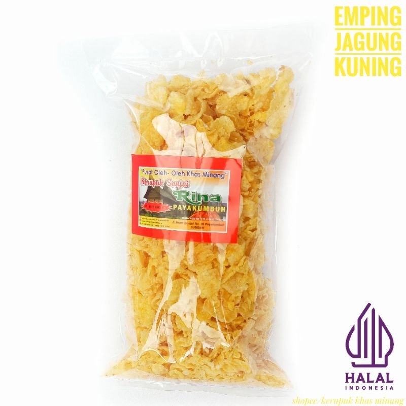 

Keripik Emping Jagung Kuning Kecil Original