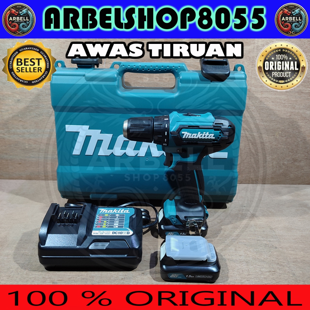 MAKITA DF333DWYE CORDLESS DRILL BOR BATTRE MAKITA DF 333 DWYE ORIGINAL MAKITA