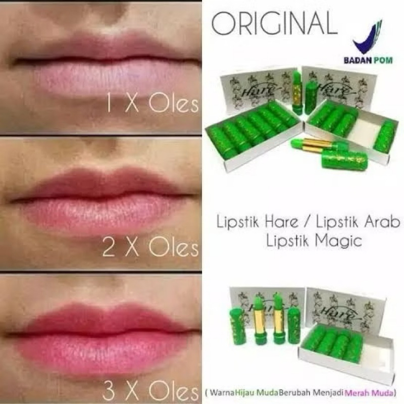 Lip arab mekkah berubah warna pink lip balm