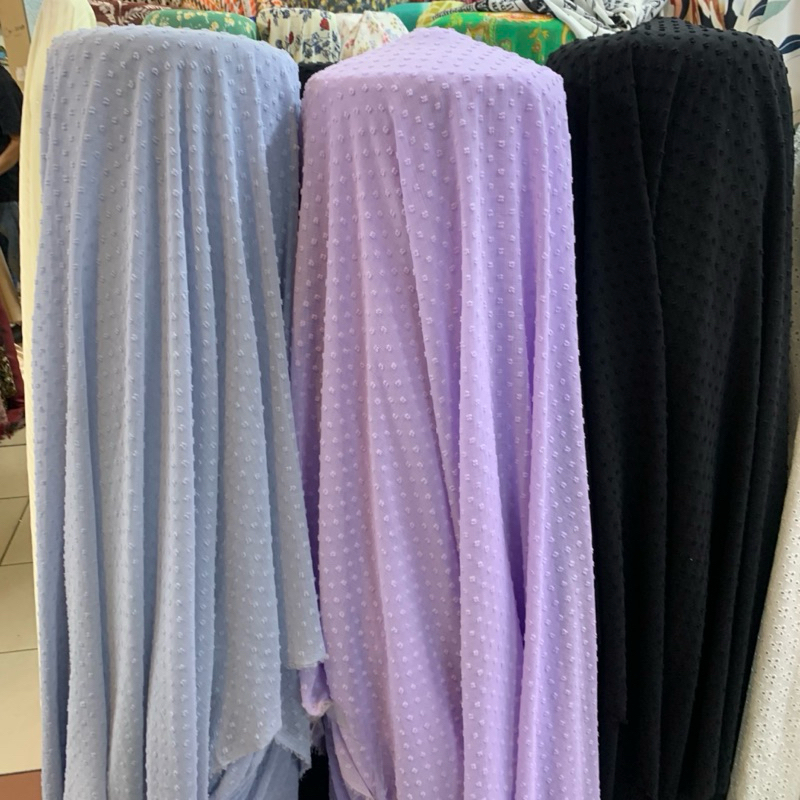 kain sifon uragiri - kain chiffon uragiri timbul - kain sifon premium uragiri