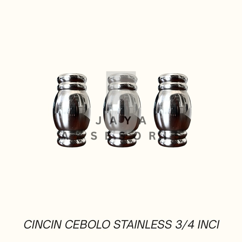 Cincin Cebolo Stainless / 1 Pcs