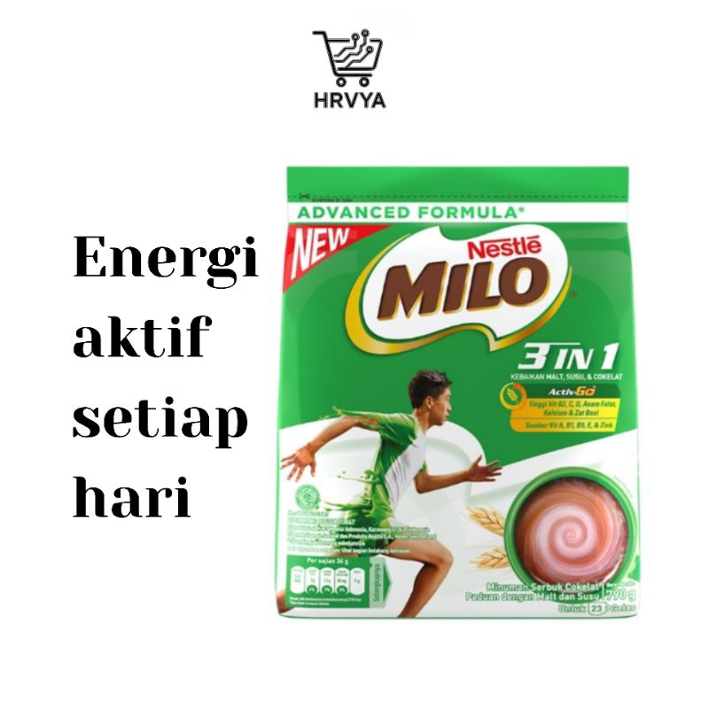 

Milo 3 in 1 Activ-Go 790g