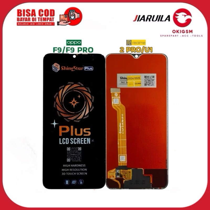 Lcd Touchscreen Oppo F9 / F9 Pro / Realme 2 Pro / U1 Original 100% Shinestar