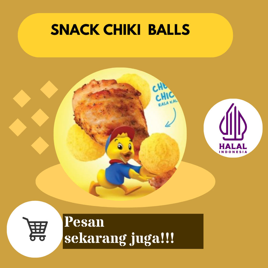 

Snack Chiki Balls Snack camilan anak anak 10 pcs
