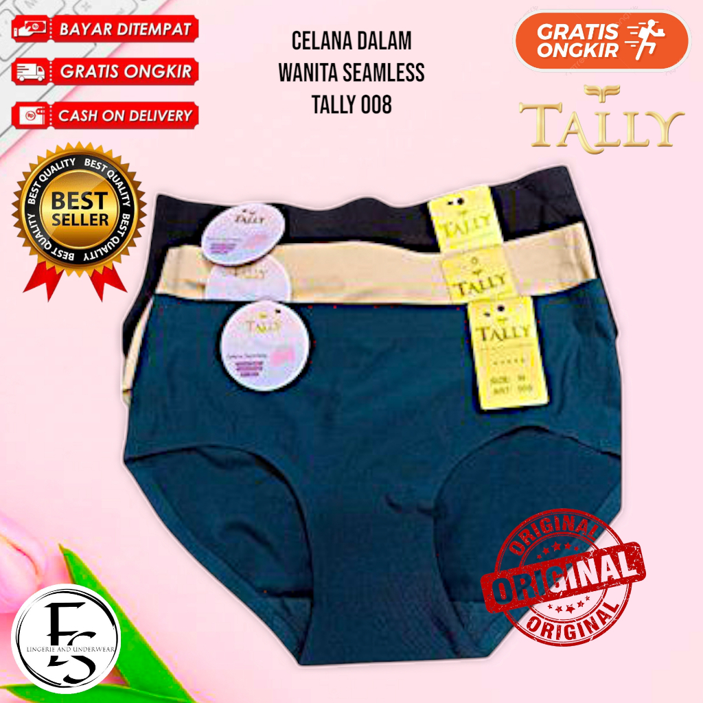 CELANA DALAM WANITA SEAMLESS TALLY 008/ CD WANITA DEWASA ANTI NYEPLAK JUMBO/ CD WANITA TANPA JAHITAN