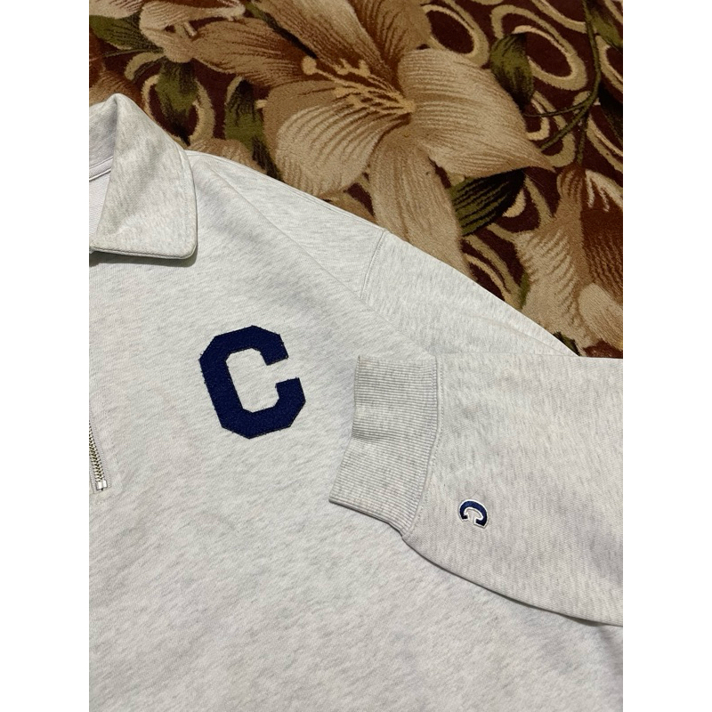 Outer Half Zipper Covernat Embroidery