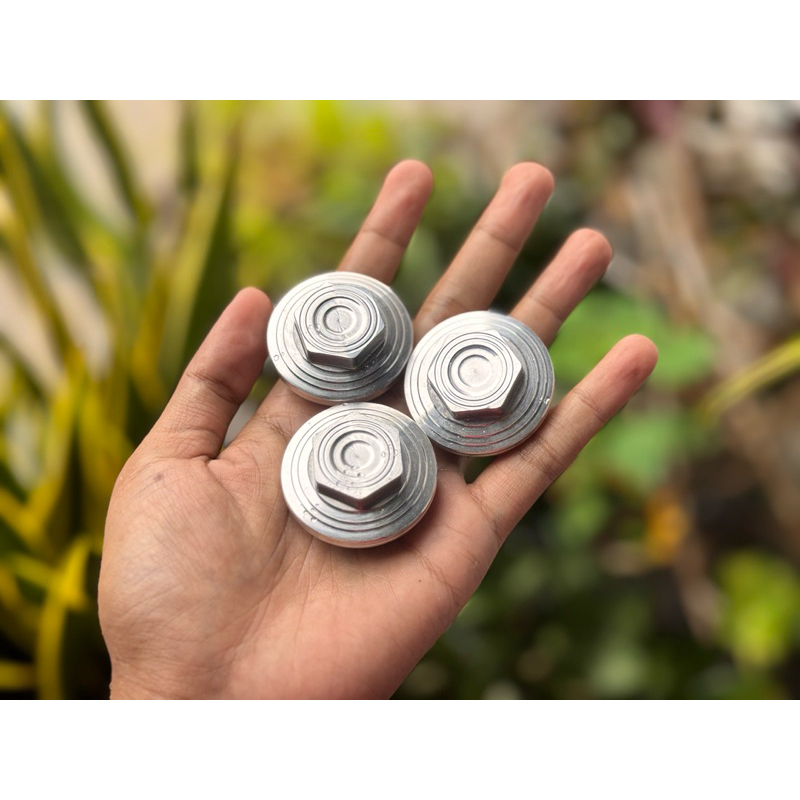 murah meriah mur tutup klep cb k5 gl100 gl max pro megapro tiger bubut gilap