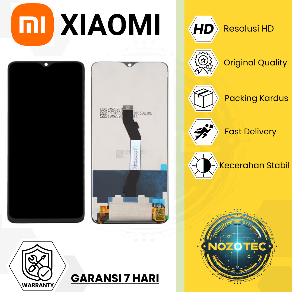 LCD TOUCHSCREEN HP XIAOMI REDMI NOTE 8 PRO SPAREPART LAYAR SENTUH COMPLETE FULLSET ORIGINAL PRESISI 