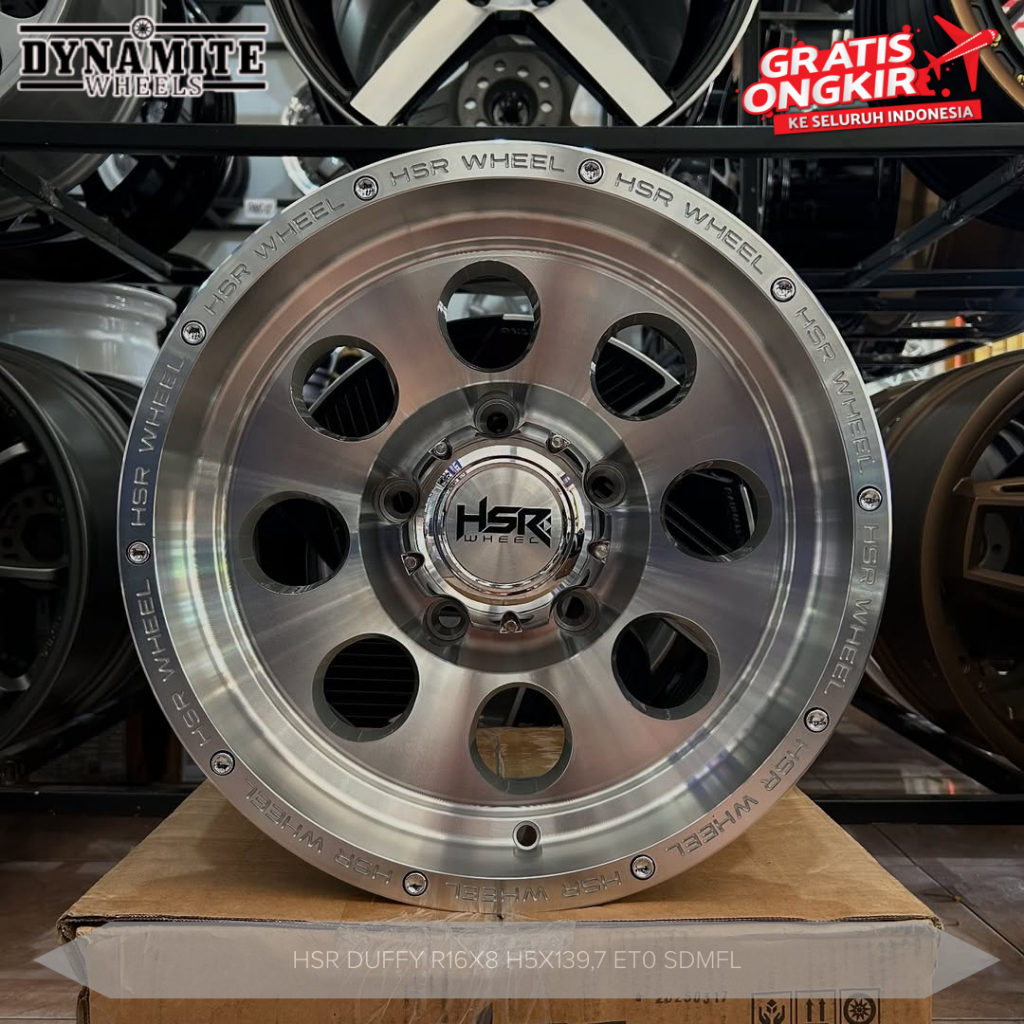 VELG MOBIL JIMNY ESCUDO VITARA TAFT SIDEKICK HSR DUFFY RING16 LOBANG 5X114,3