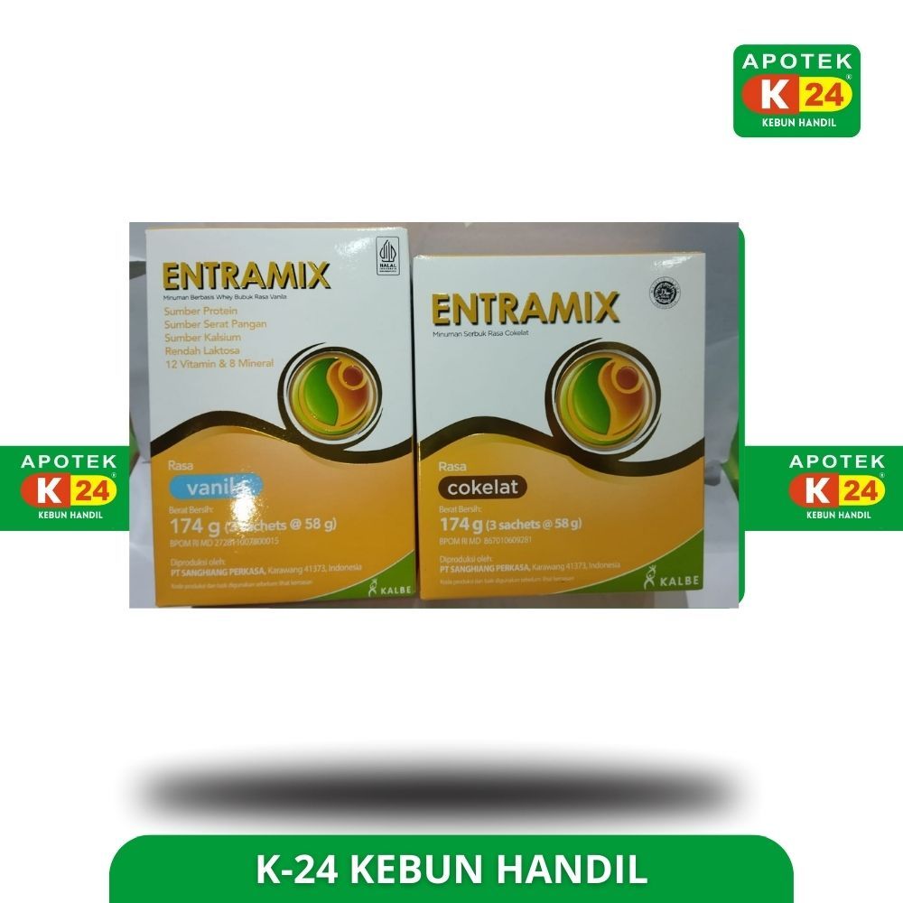 

ENTRAMIX VANILA DAN COKELAT 174 GRAM (3 SACHETS @58 G)