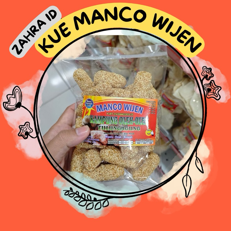 

150GR KUE MANCO WIJEN GULA PUTIH KHAS TULUNGAGUNG