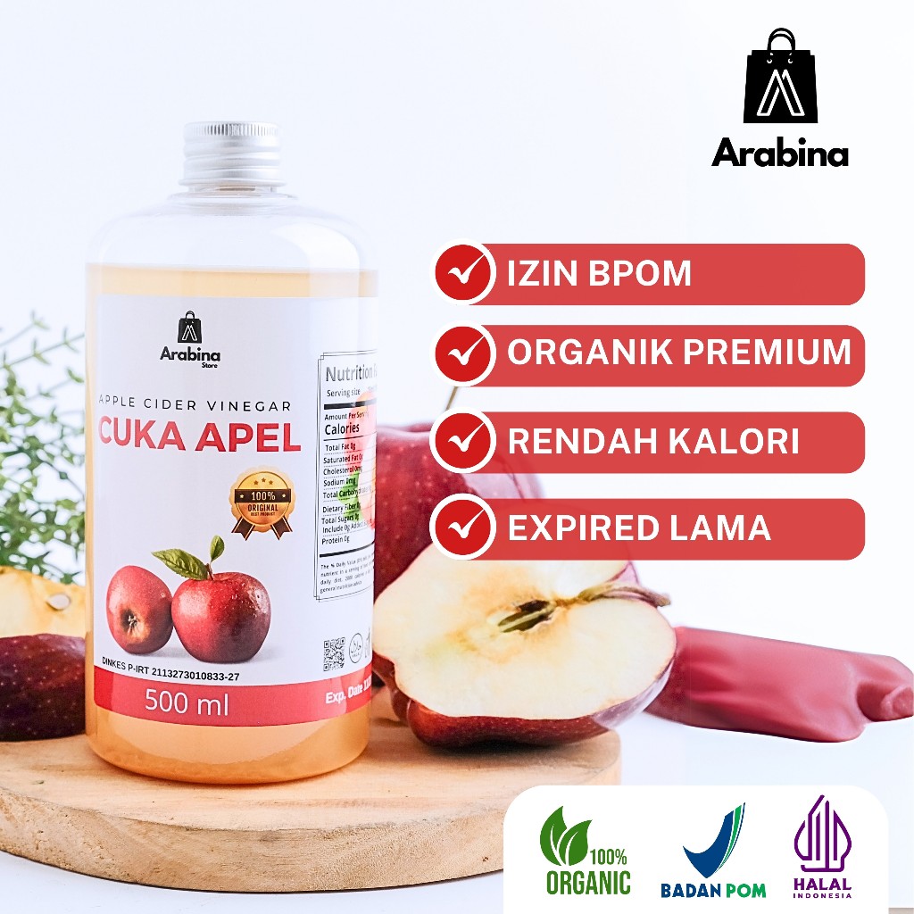 

Arabina Cuka Apel Organik 100% Original Untuk Diet Kesehatan