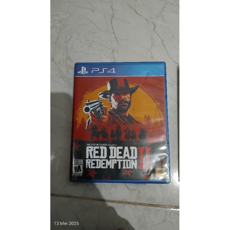 BD PS 4 ORIGINAL RED DEAD REDEPTION 2 ( RDR 2 ) kaset original PS4 RDR2