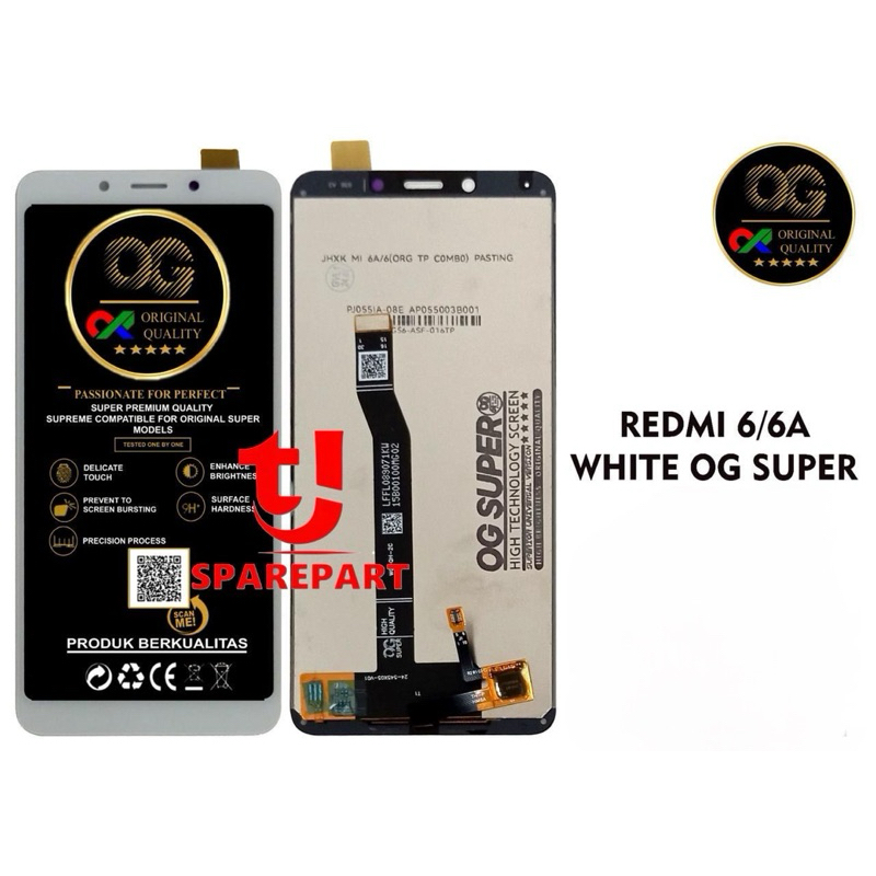 LCD TOUCHSCREEN XIAOMI REDMI 6 / REDMI 6A / ORI OG SUPER