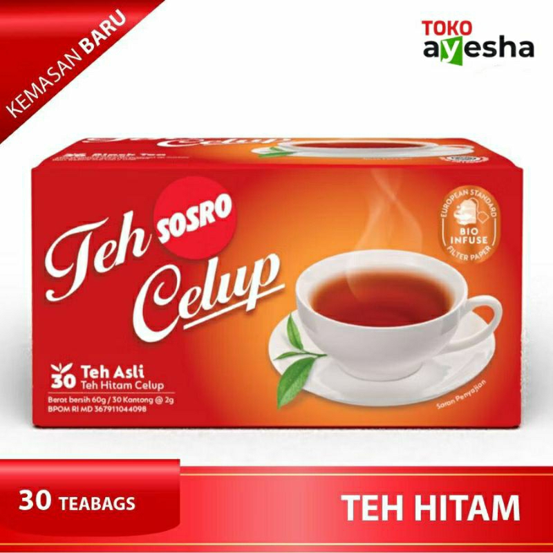 

Teh Celup Sosro Tea Bag 30s