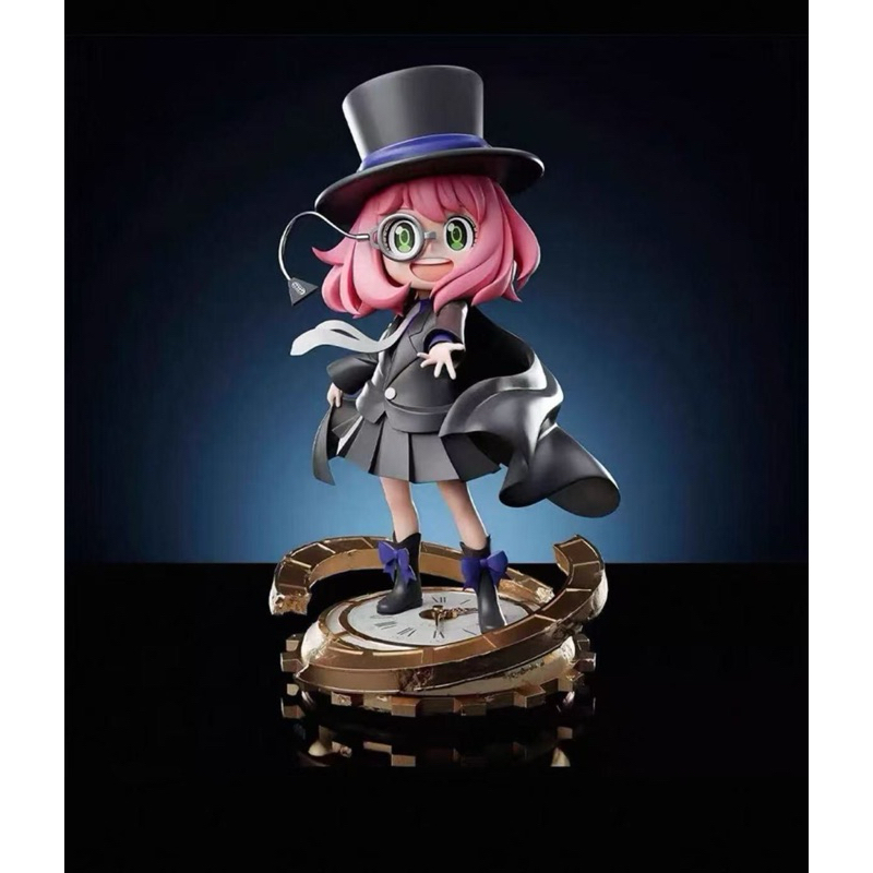 action figure spy x family anya forger kostum kaito kid jubah hitam